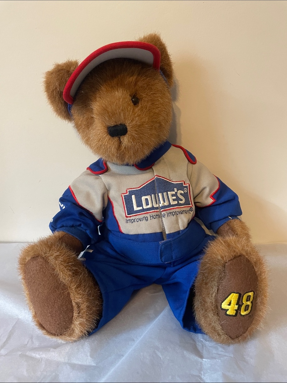 Nascar Lowes #48 Jimmie Johnson Boyd’s Plush Bear